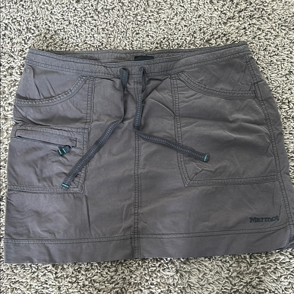 Marmot Charcoal Skirt with Pockets